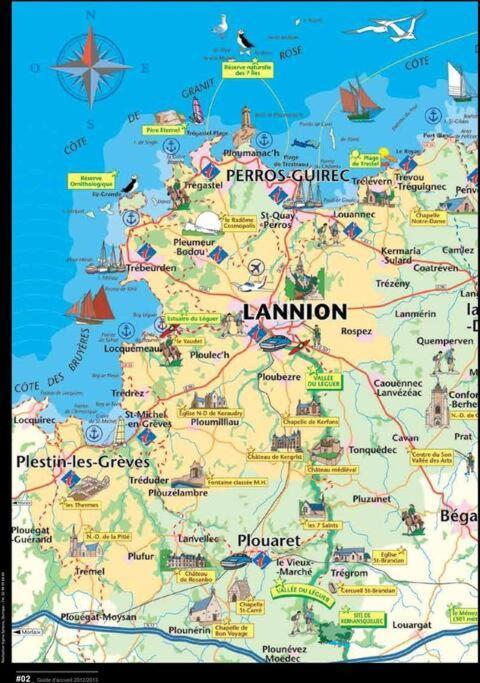 Maison Lannion Historique - Cote De Granit Rose Dış mekan fotoğraf